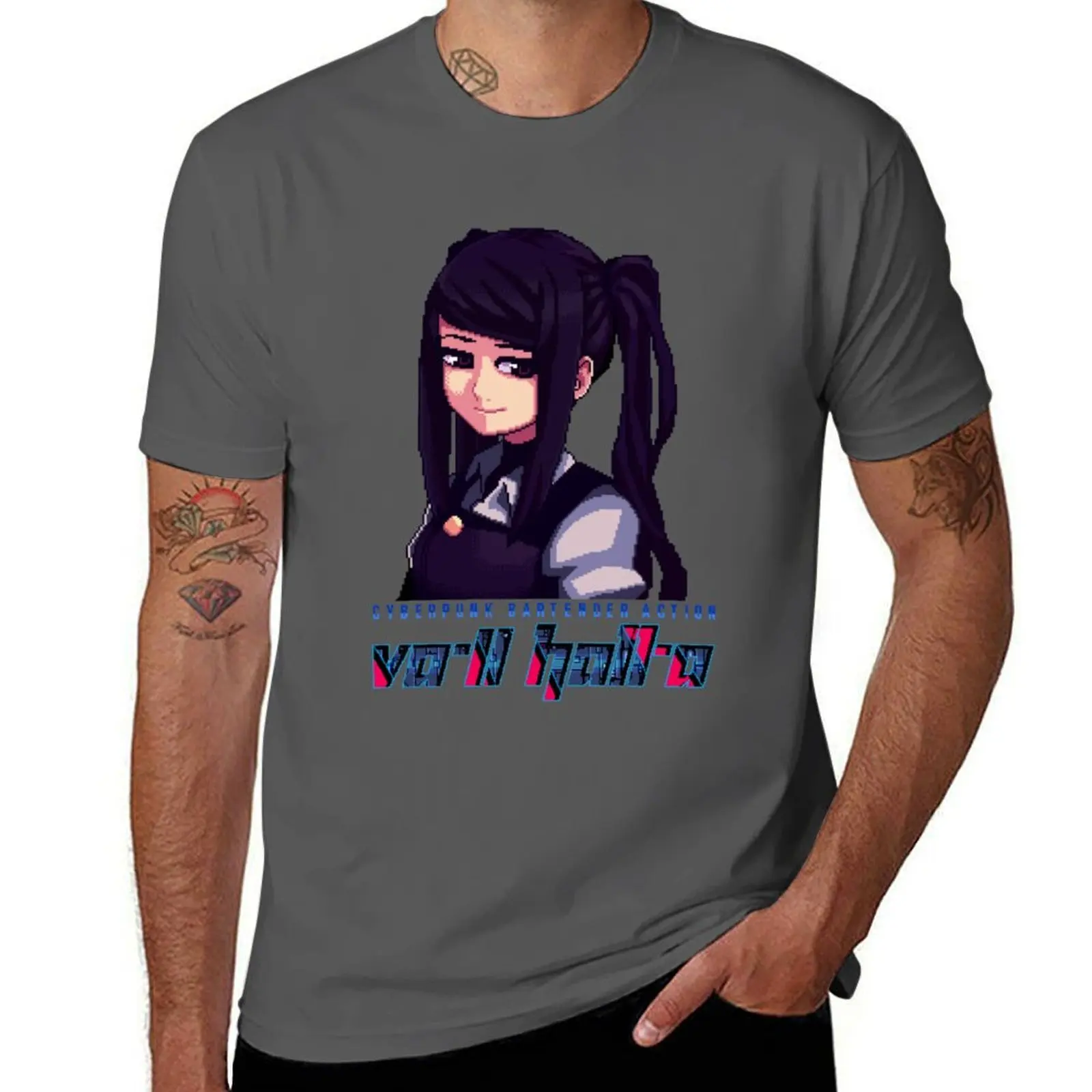 

Julianne Stingray VA-11 Hall-A T-Shirt man t shirts cotton man t shirt heavy cotton T-Shirt
