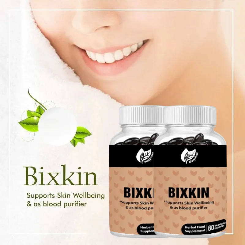 Bixkin Capsules Indian Melia Extract, Supports Skin Health and Blood Purifier -60 Vegetarian Capsules