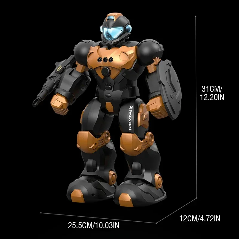 Robot Vontrol vocal Intelligent RC, détection de gestes, télécommande, programmation de lumière LED, chant, danse, jouets électriques amusants pour enfants