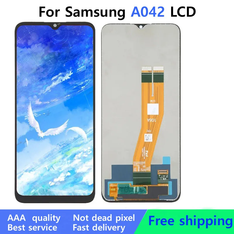 

3/5 шт. протестированный 6,5 ''ЖК-дисплей черный для Samsung Galaxy A04e A042 ЖК-дисплей сенсорный экран дигитайзер в сборе A042F A042F/DS