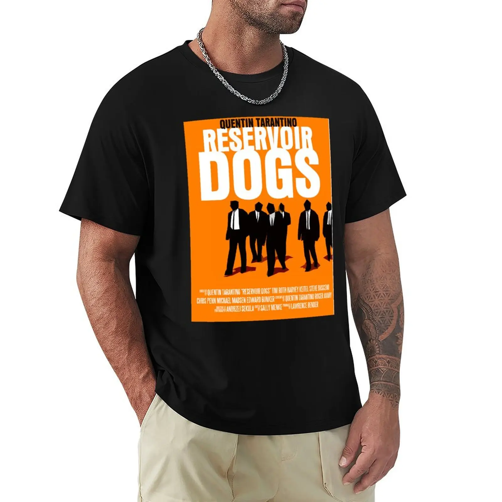 

Reservoir Dogs Movie Poster T-Shirt man t shirt shirts graphic mens fashion