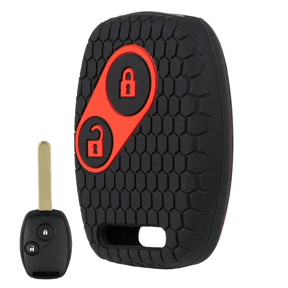 

For For Accord 2011-2013 Car Fob Key Case Car Fob Key Case For For Accord 2011-2013 Black Red No Distortion