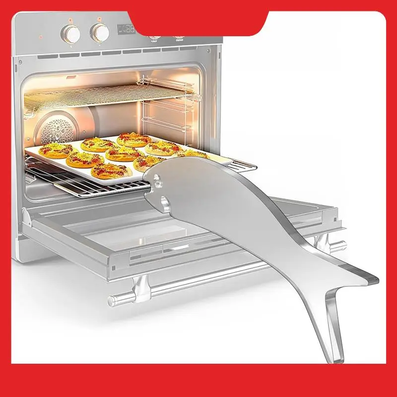 Oven Rack Hook For Sliding In-And-Out, Oven Rack Push Pull Tool Puller Stick Oven Accessory For Minimizing Burn Risks