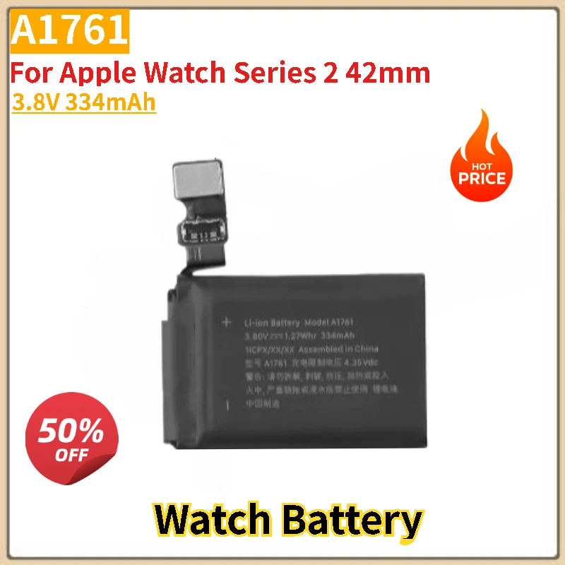 

A1761 Watch Battery 3.8V 334mAh For Apple Watch Series 2 42mm Replacement Battery Brand-New High Quality