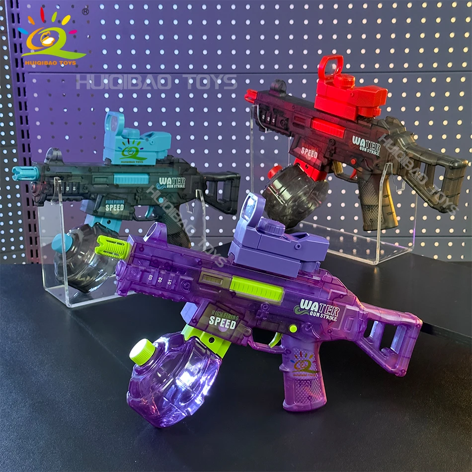 HUIQIBAO 2025, automatische elektrische UMP45-Maschinen-Wasserpistole, kämpft Spielzeug, Sommerwasser, Outdoor, Strand, Schwimmbad, Spielzeug für Erwachsene, Geschenk