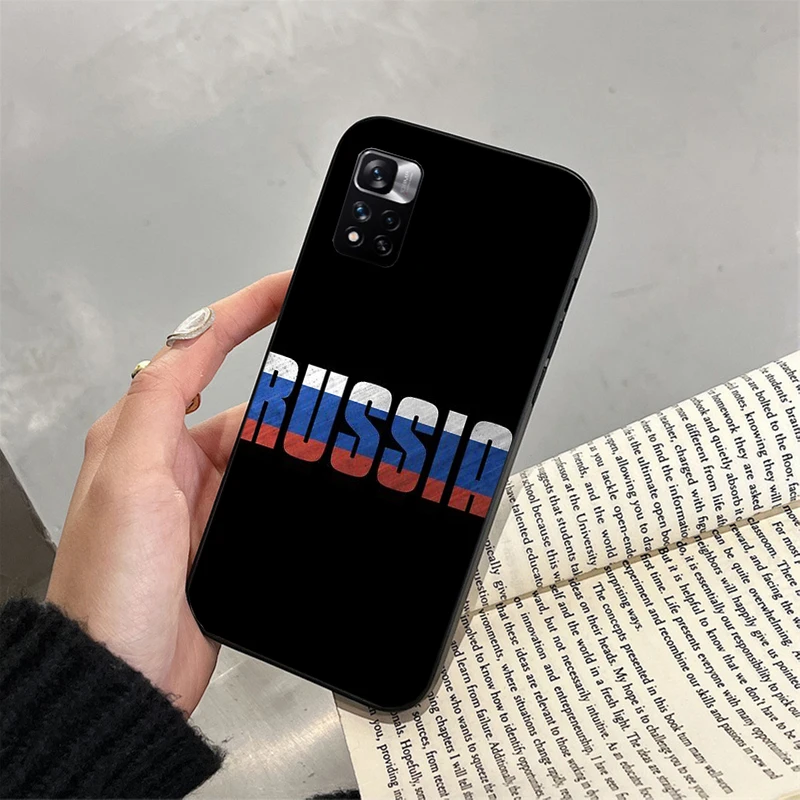 

Russia Flag Phone Case For Xiaomi Redmi note 13 12 Pro 11S 11 10 Pro 10S 12S Redmi 10 13C 9C