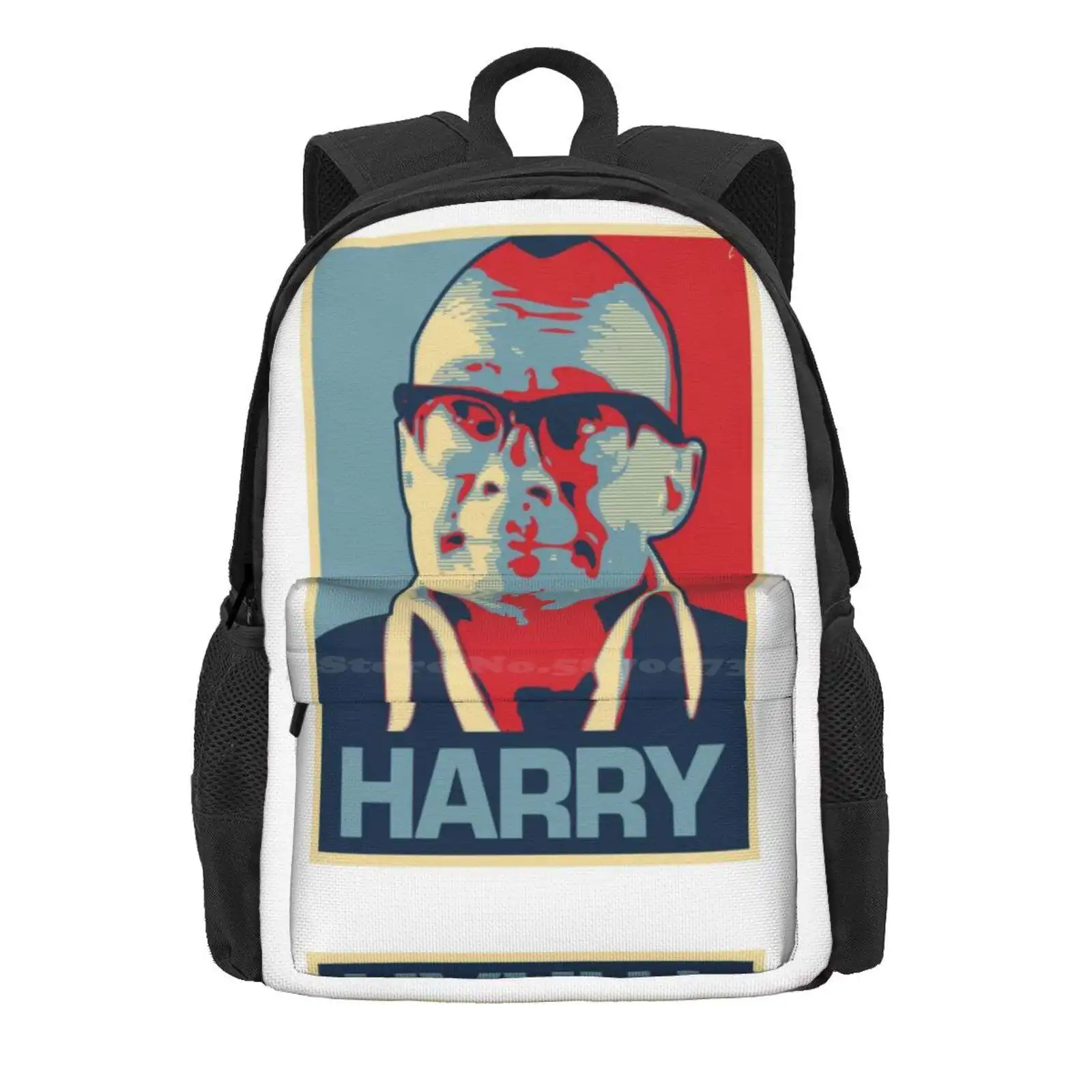 Harry Hot Sale Schoolbag Backpack Fashion Bags Hope Fathersday Mothersday Birthday Comedy Jokes Comedian British Funny Harry