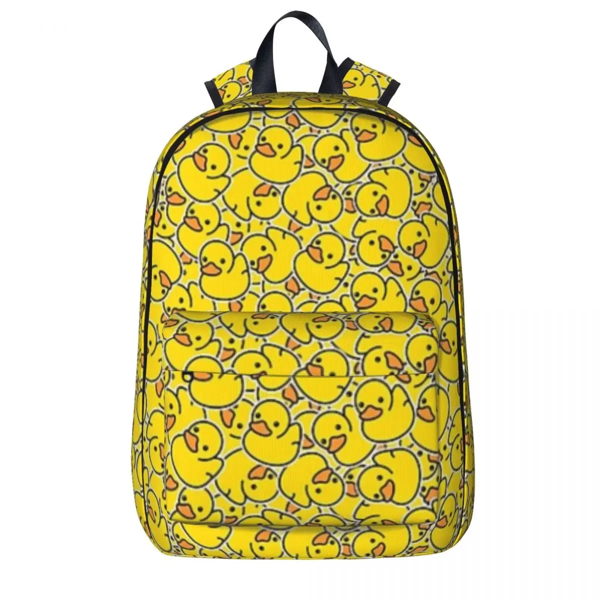 

Yellow Duck Woman Backpacks Boys Girls Bookbag Casual Students School Bags Portability Travel Rucksack Shoulder Bag