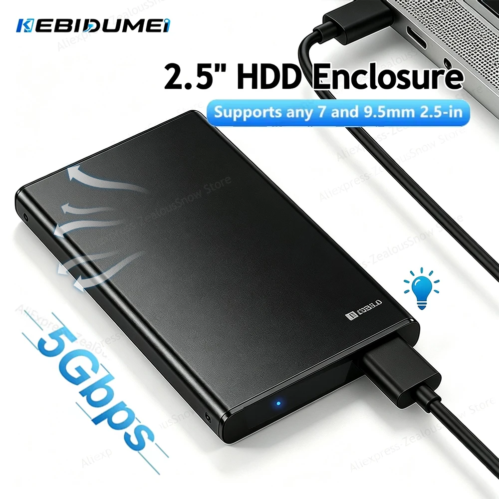 External Ssd - KEBIDUMEI 2.5 inch HDD Enclosure 2.5