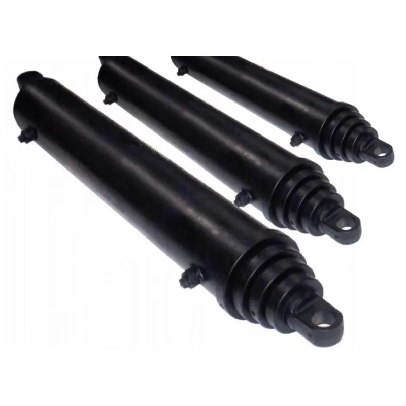 300 Ton Double Acting Hydraulic Cylinder Garbage Compactor 24 Inch Piston New Condition 2 Inch Pump 1.5 Years Powder Coated