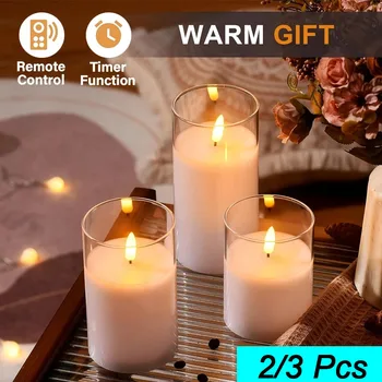 Shortened Title: Flameless LED Candles with Remote 1