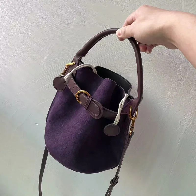 

New Fashion Women's Luxury Suede Tat Spring 2025 Trend Designer Commuter Multifunction Simple Drag Large Capacity Storage Bag