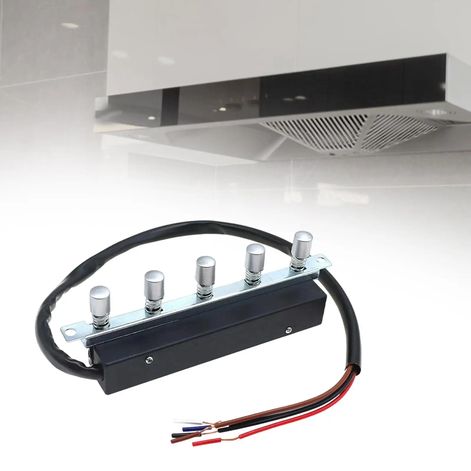 Kitchen Hood Keyboard Switch Universal Pushbutton Switch for Parts Kitchen