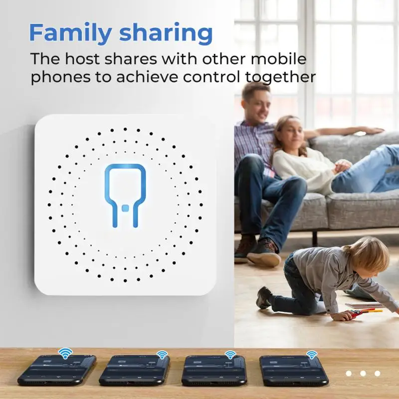 Energy Saving Smart Home Convenient Control Switch Controller Customizable Schedules Hands-free Operation Tuyaapp Voice Timer