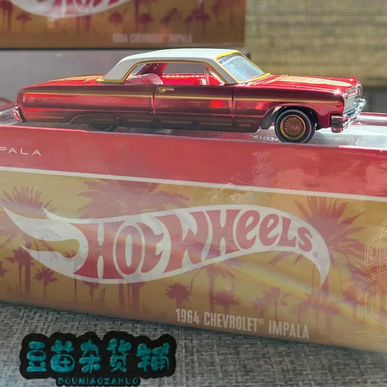 HOT WHEELS 1:64  impala jump-car Collection die cast alloy car model decoration gift