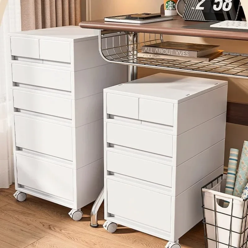 Multi Layer Mobile Filing Cabinet Chest of Drawers Office Cabinet Drawer Storage Cabinet Office File Organizer Underdesk