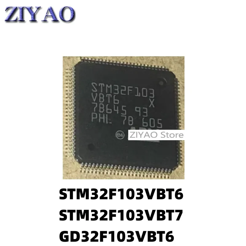 5PCS GD32F103VBT6 STM32F103VBT6 VBT7 QFP100 controller IC