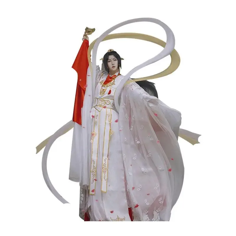 Heavenly Officials Bless The Crown Prince Joy God Xie Lian Cos Feather Que Peacock Cosplay Costume Han Fu Halloween