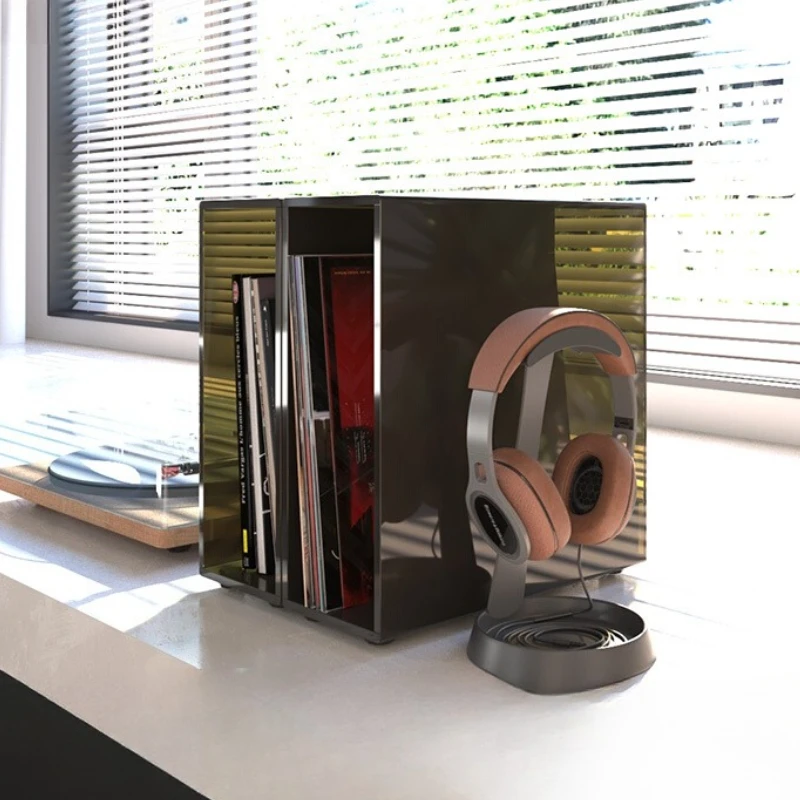 

Acrylic Storage Display Shelf for CD Storage Box Multifunctional Books/Albums Organizer Rack Bedroom Books Storage Holders