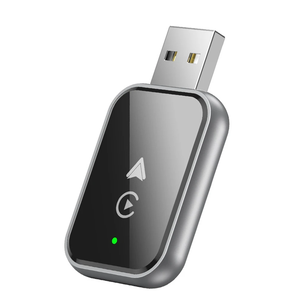 A72Z 2 In1 Wireless CarPlay Adapter for /Android Mini Size Wired to Wireless CarPlay with Adapter Cable