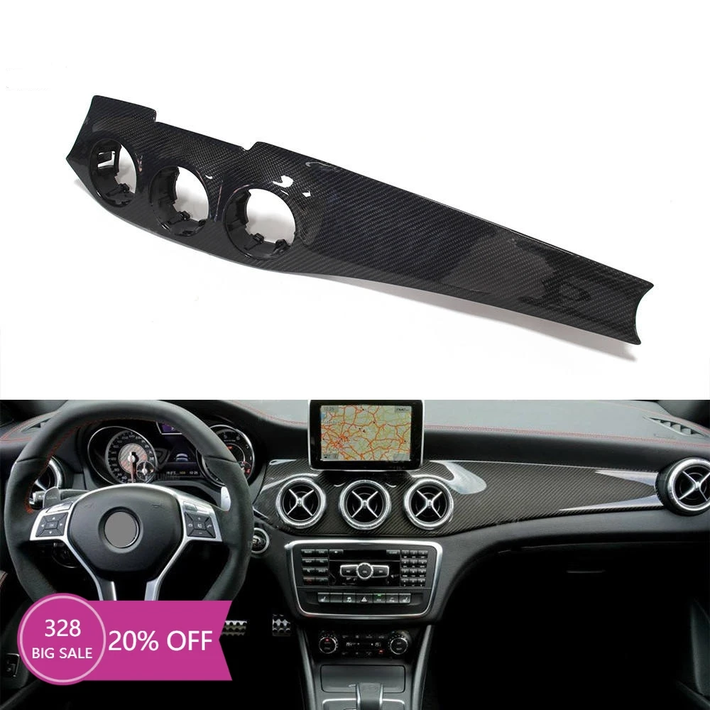 

Carbon Dashboard Trim for Mercedes-Benz CLA GLA Class W117 AMG CLA45 GLA45 Carbon Fiber Interior Panel LHD 2014 -UP