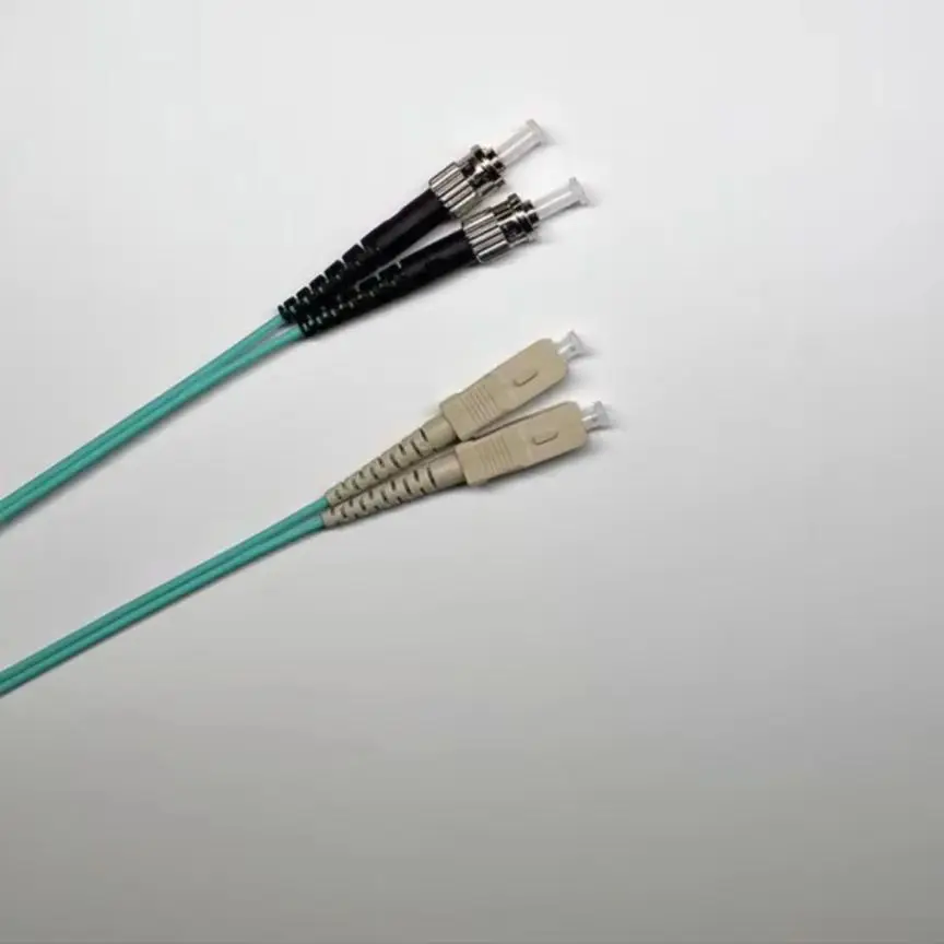 fiber patch cord SC-ST OM3 OM4 duplex 20m 30m 100m ST DX Multimode cable 1m2m3m5m7m10m optical fibre jumper free shipping ELINK