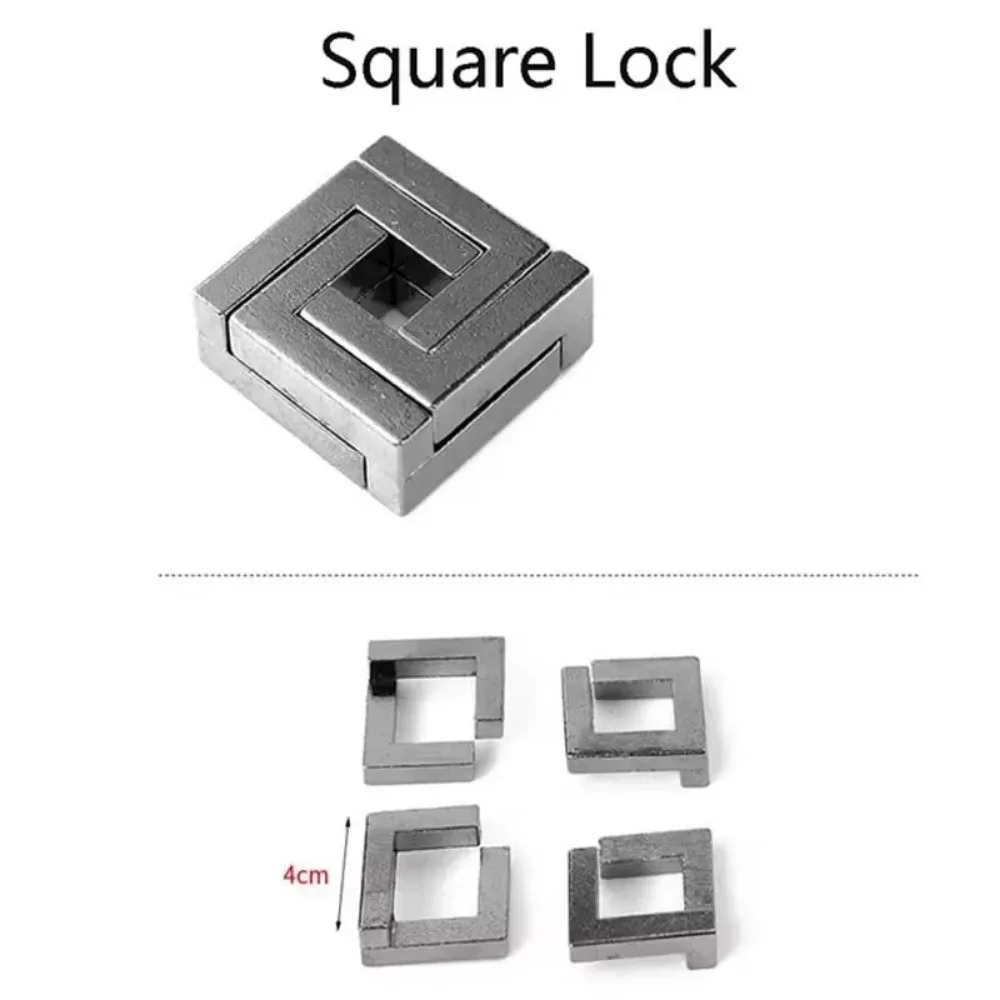 퍼즐 장난감 No1-36 합금 공 클래식 IQ 금속 두뇌 티저 매직 퍼즐 게임 장난감 어린이 성인 재미 있은 선물