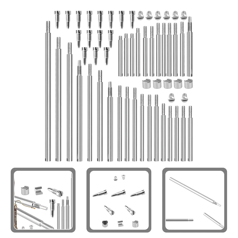

1 Set Bassoon Accessories Threaded Rods Screws Grooved Blocks Durable Wind Repair Kit For Clarinet Flute Orchestral Instruments