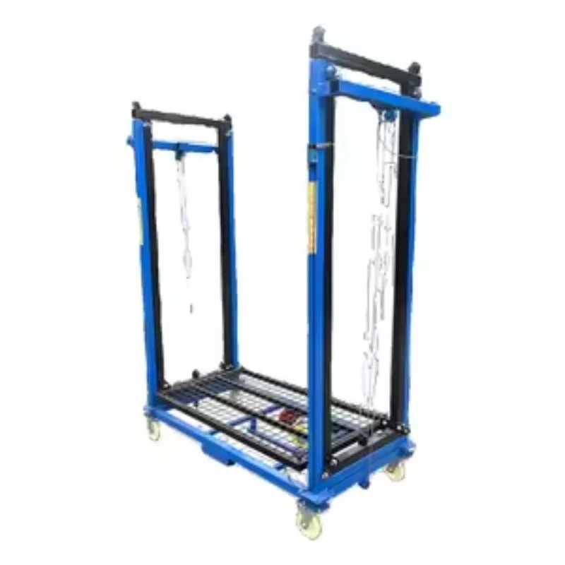 Échafaudage télescopique en aluminium léger, capacité de 500KG, ascenseur Portable avec télécommande sans fil