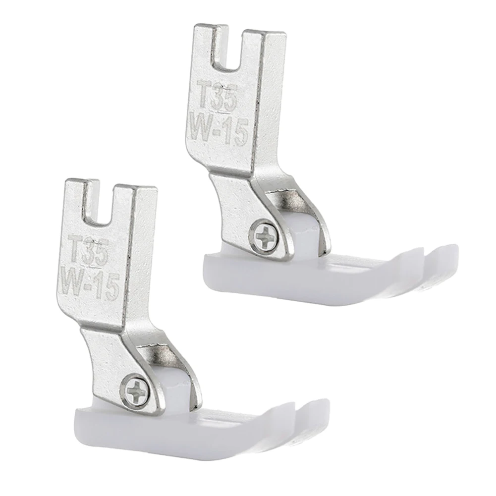 Top Notch Materials Presser Feet  2pcs T35w15mm Sewing Machine Accessories for Reliable and Long lasting Performance