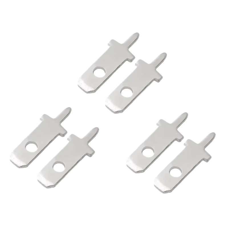 50pcs/100pcs 2.8 Circuit Board Insert Plug Spring Terminal PCB Solder Lug 0.5/0.8mm Thickness Single Leg PCB Welding Sheet