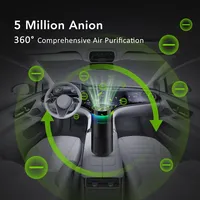 Mini Air Purifier Portable New Car Air Purifier Negative Ion Auto On/Off with Car Filter Air Freshener Odor Remover Air Cleaner