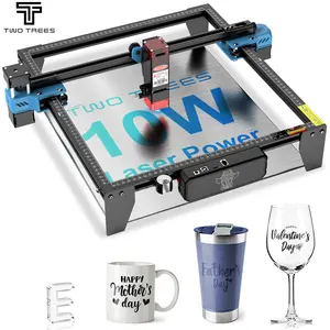TwoTrees TTS-10 Pro نقش بالليزر نقش بحجم 600x600mm آلة نقش الفولاذ المقاوم للصدأ DIY آلة قطع الخشب آلة CNC أفضل 10 آلات حفارة ليزر للمبيعات للفولاذ المقاوم للصدأ - No9