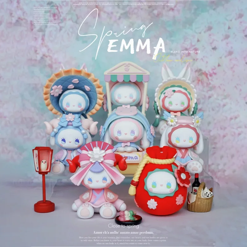 الأصلي إيما سيكريت فورست مساء ساكورا عرض سلسلة الحفلات صندوق أعمى اللعب الشكل مفاجأة صندوق Kawaii نموذج هدية عيد ميلاد