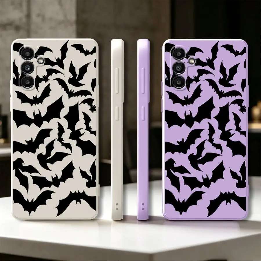 Bat Gothic Art Case for Samsung Galaxy A13 A14 A51 A71 A24 A20s A27 A52 A34 A73 A16 A05 A17 A12 A15 A36 A26 A35 A04 Phone Cover