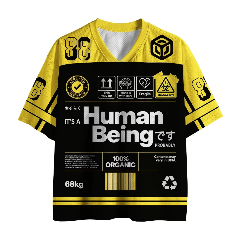 Funny Human Expression 3D Print Unisex V‑Neck Mesh Quick‑Dry T‑Shirt Summer Humor Casual Daily Wear Stylish Short Sleeve Tops