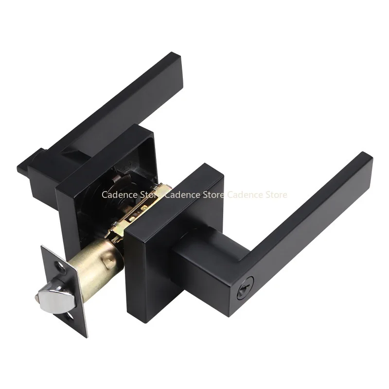 ครัวเรือนห้องนอนประตูล็อคในร่มทรงกลมเดี่ยวลิ้นประตูห้องน้ําไม้ประตู Universal Handle