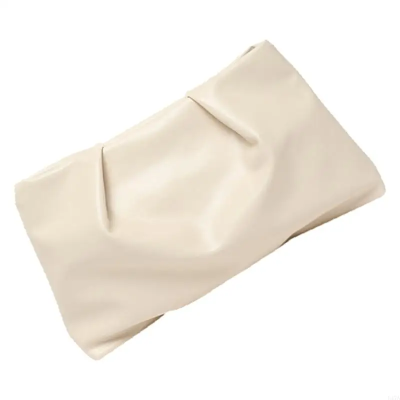 

Unique Ruffled PU Handbag Fashion Evening Bag Wedding Compact Daily Accessory 547A