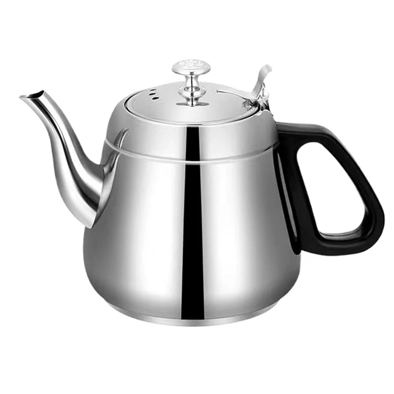 BEAU-Stainless Steel Teapot With Infuser, Teapot With Infuser 1.5L High Capacity Kettle, For Boiling Hot Water, Stovetop