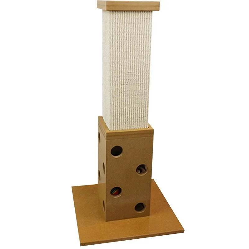 Vertikale Katzenkratzsäule aus Hanf, Kratzbrett, Klettergerüst, Krallenpflege, hinterlässt keine Schmutz.