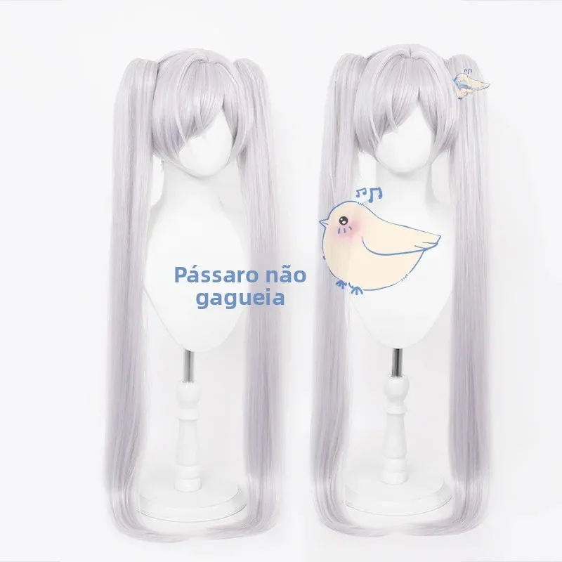 notagirl-コスプレウィッグ-リアルな人間の肌トップ-タイガーマウスクリップ-ダブルテール-コスプレアクセサリー-ファッショナブルなアニメゲーム小道具