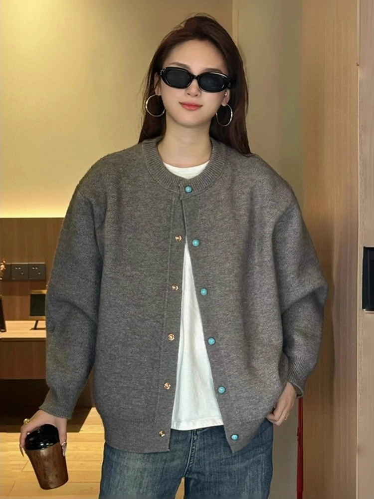 

Американский ретро-кардиган-жакет для мужчин: новая осенне-зимняя коллекция, высококачественный свитер в стиле Old Money, повседневный, теплый, элегантный.