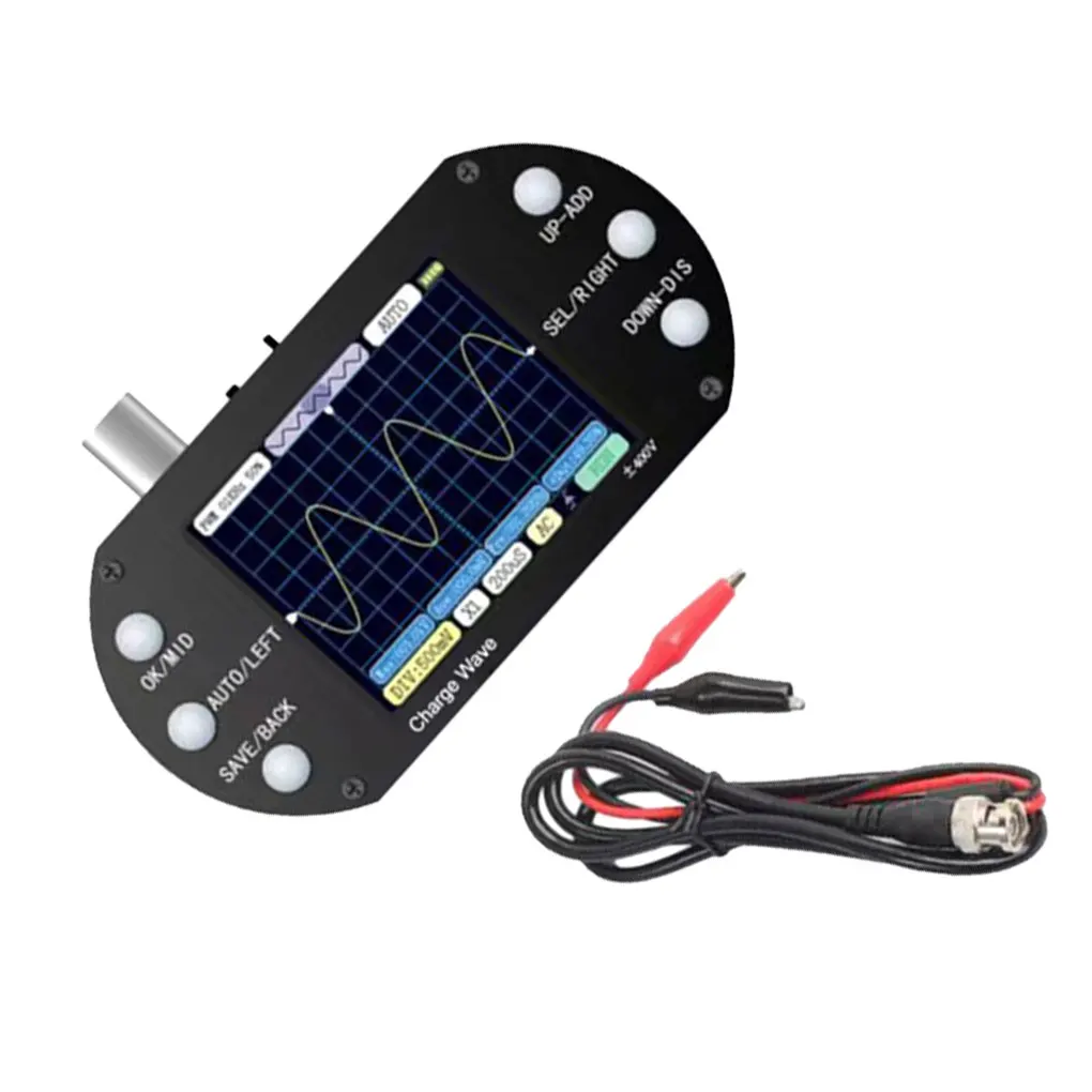 Compact Oscilloscope Portable And Reliable For On--go Testing Accurate Reading Handheld Oscilloscope Oscilloscope+probe