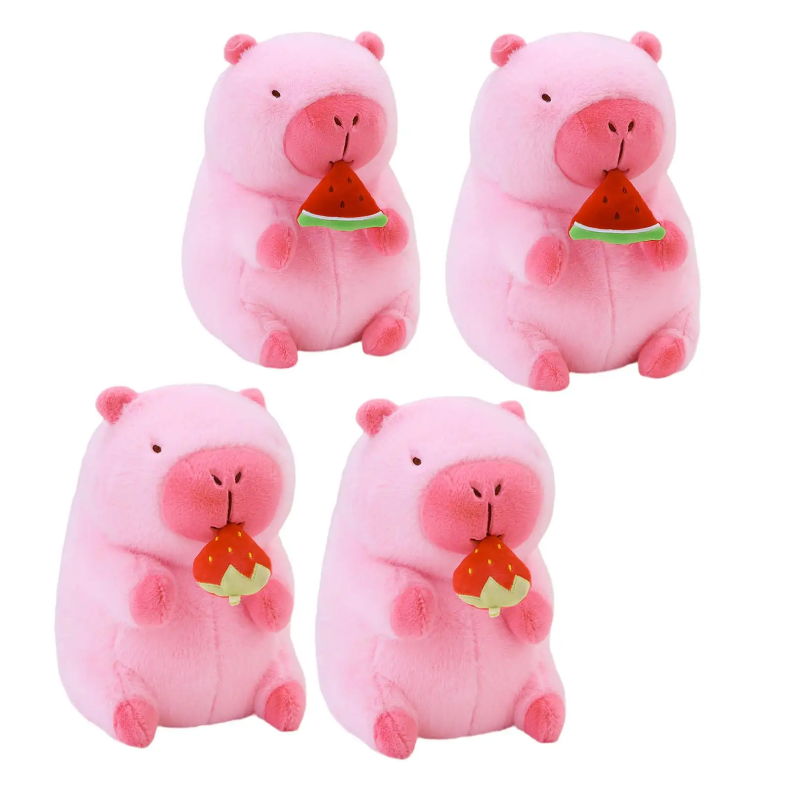 Capybara Plush Toy Comfortable Realistic Soft Home Decoration Capybara Stuffed Toy for Birthday Gifts Adults Family Boys Girls