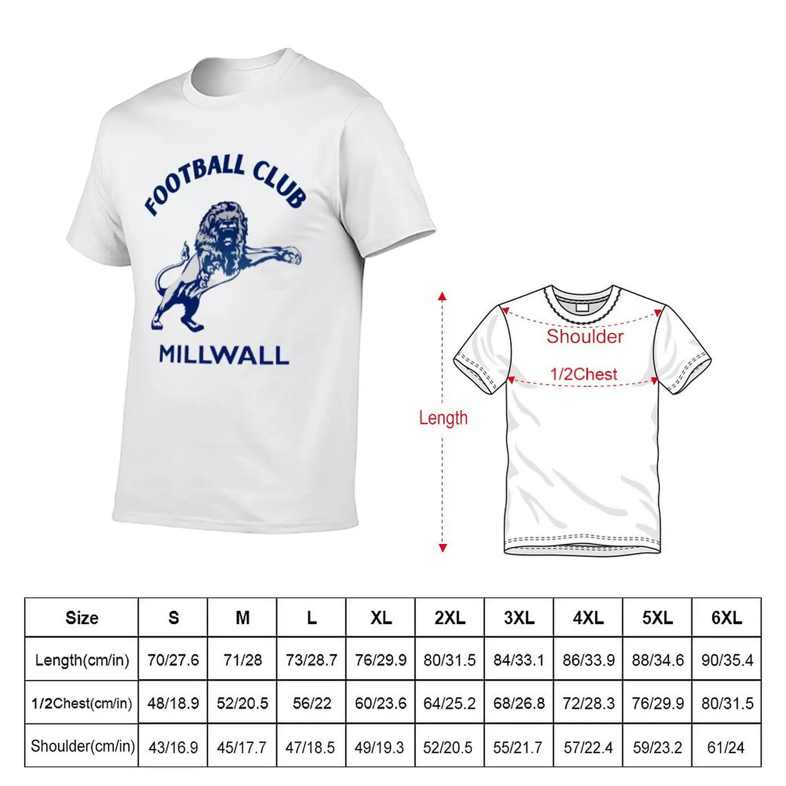 shirt man Millwall T-Shirt casual man 100 percent shirt t t for cotton