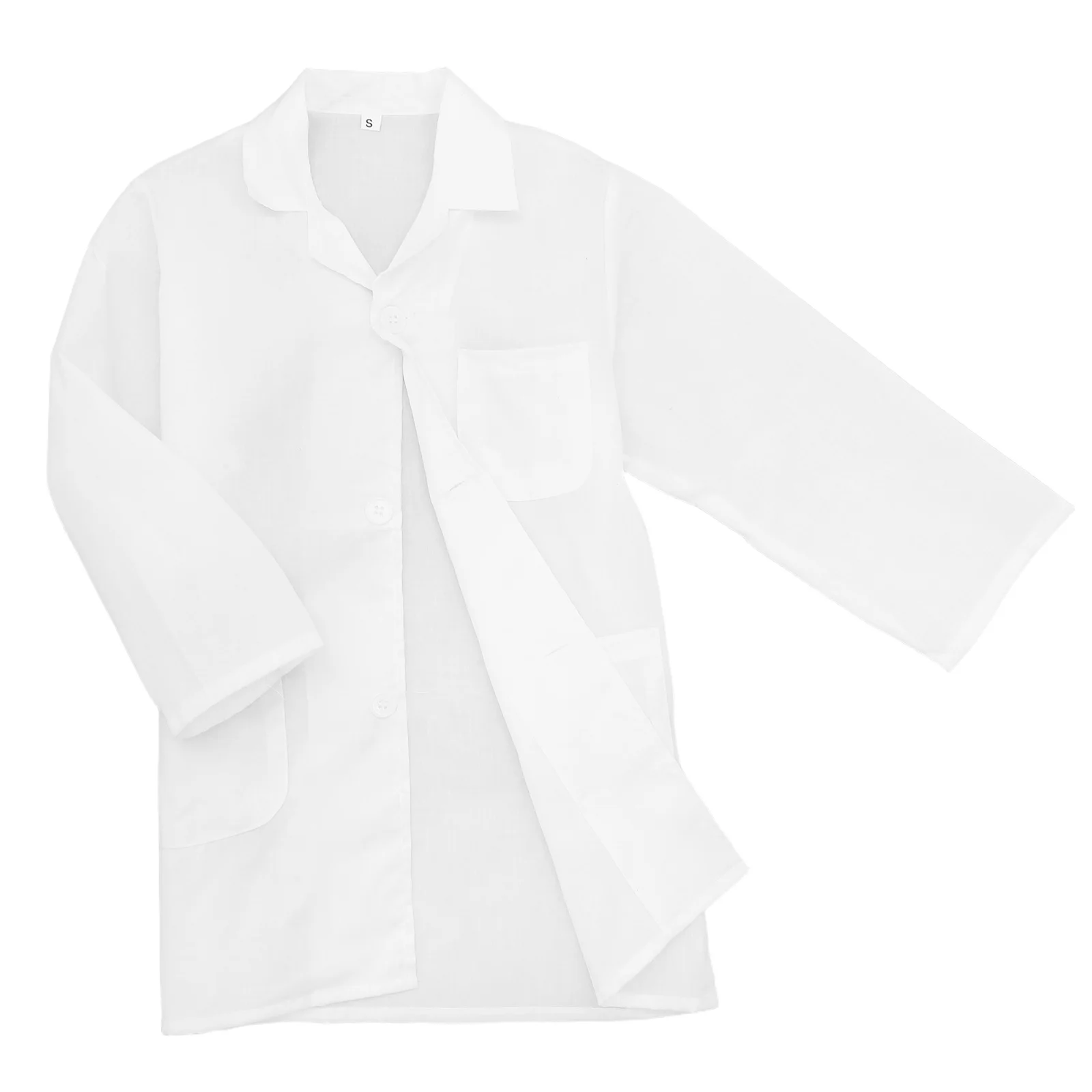 Robe de laboratoire pour enfants, 1 pièce, manteau blanc fin en coton, vêtements de Cosplay confortables pour garçons et filles, pour spectacle, prendre des Photos