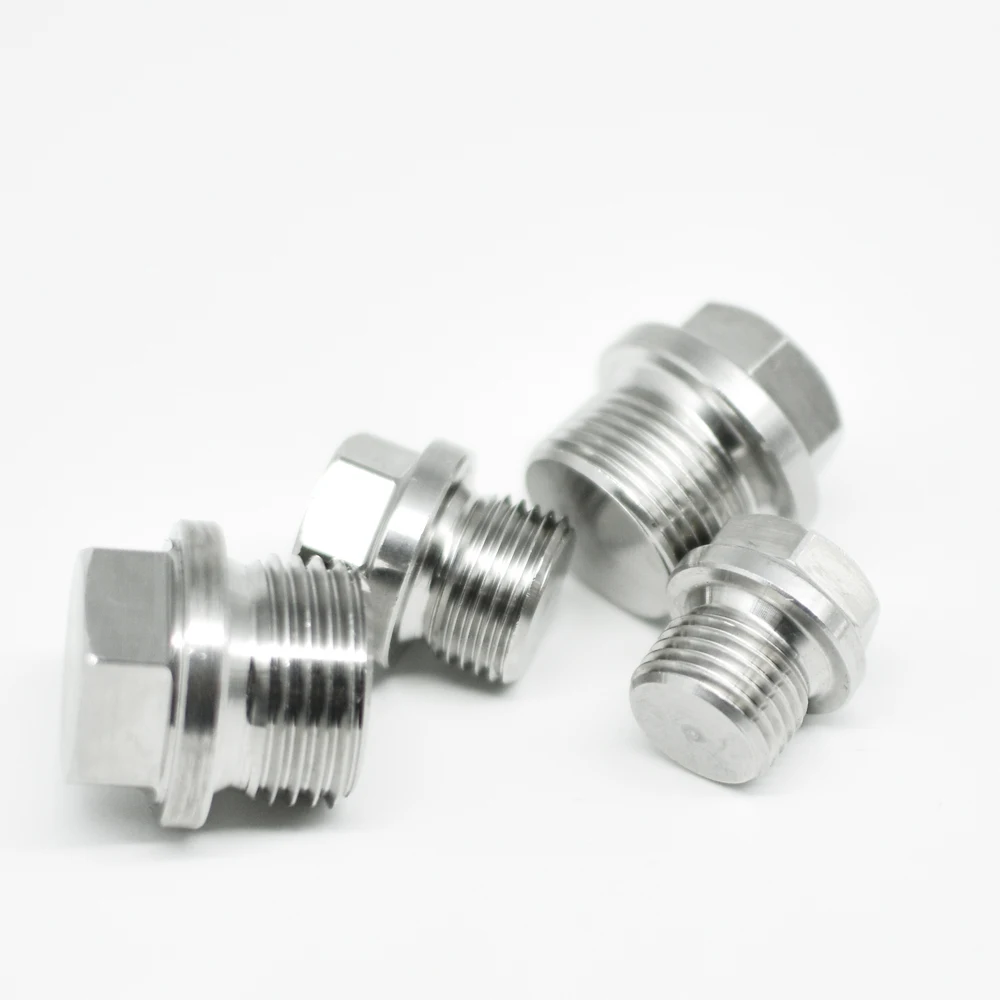 M8 M10 M12 M14 M16 M18 M20 M22 M24 M27 M30 Metric Male Thread 304 Stainless Steel Hex Head End Cap Plug Pipe Fitting Connector