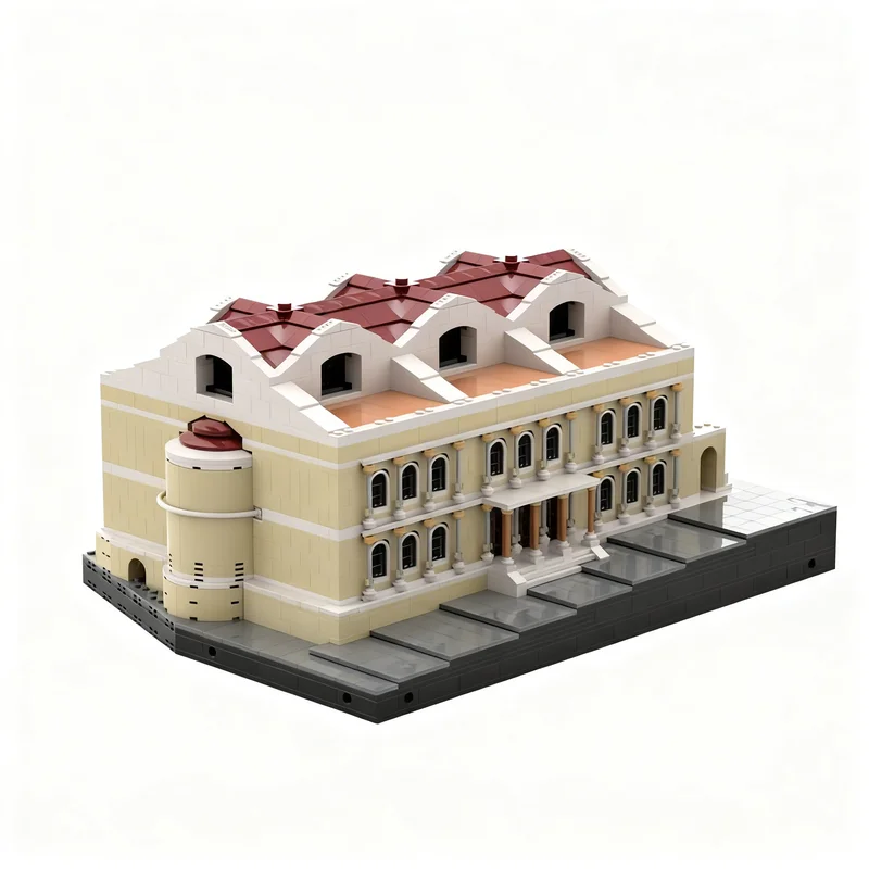 2423pcs MOC Basilica Di Massenzio Architecture Model Building Blocks Toy Construction Christmas Gift Idea Birthday Creative Kids