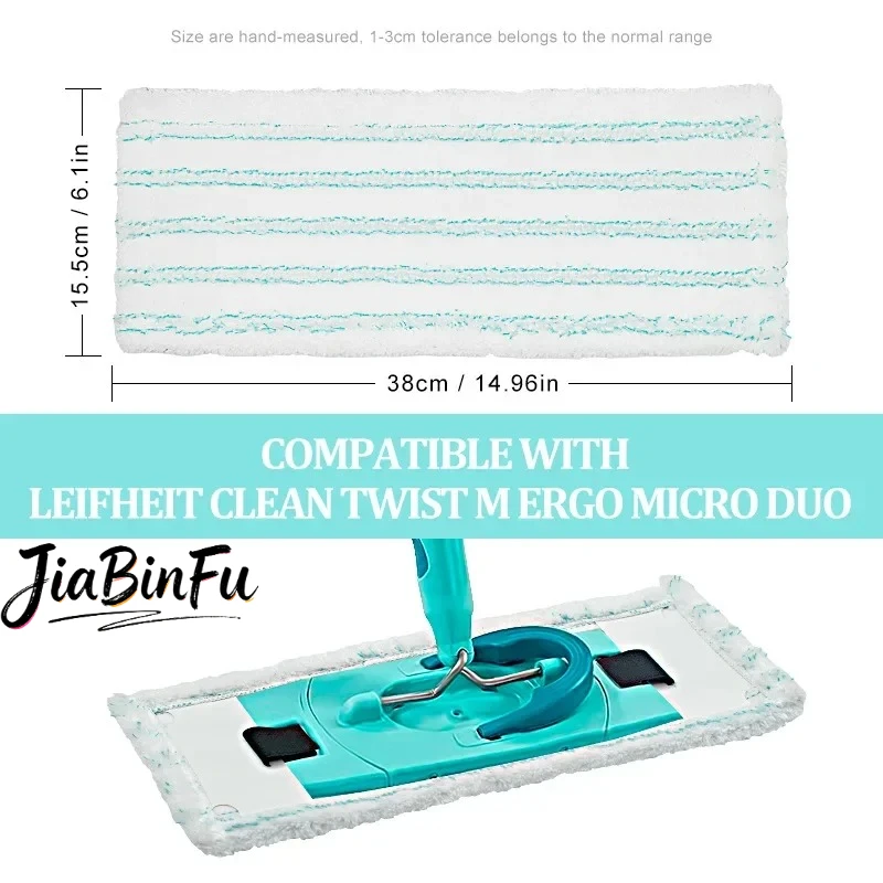 Panno Di Ricambio Per Lavapavimenti Leifheit, Panni Per Pulizia Pavimenti, Panno Antipolvere, Accessori Per La Pulizia Domestica
