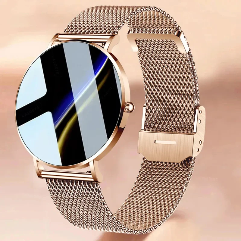

New Ultra Thin Smart Watch Women 1.43" AMOLED 466*466 HD Pixel Display Always Show Time Call Reminder Smartwatch Ladies+Box